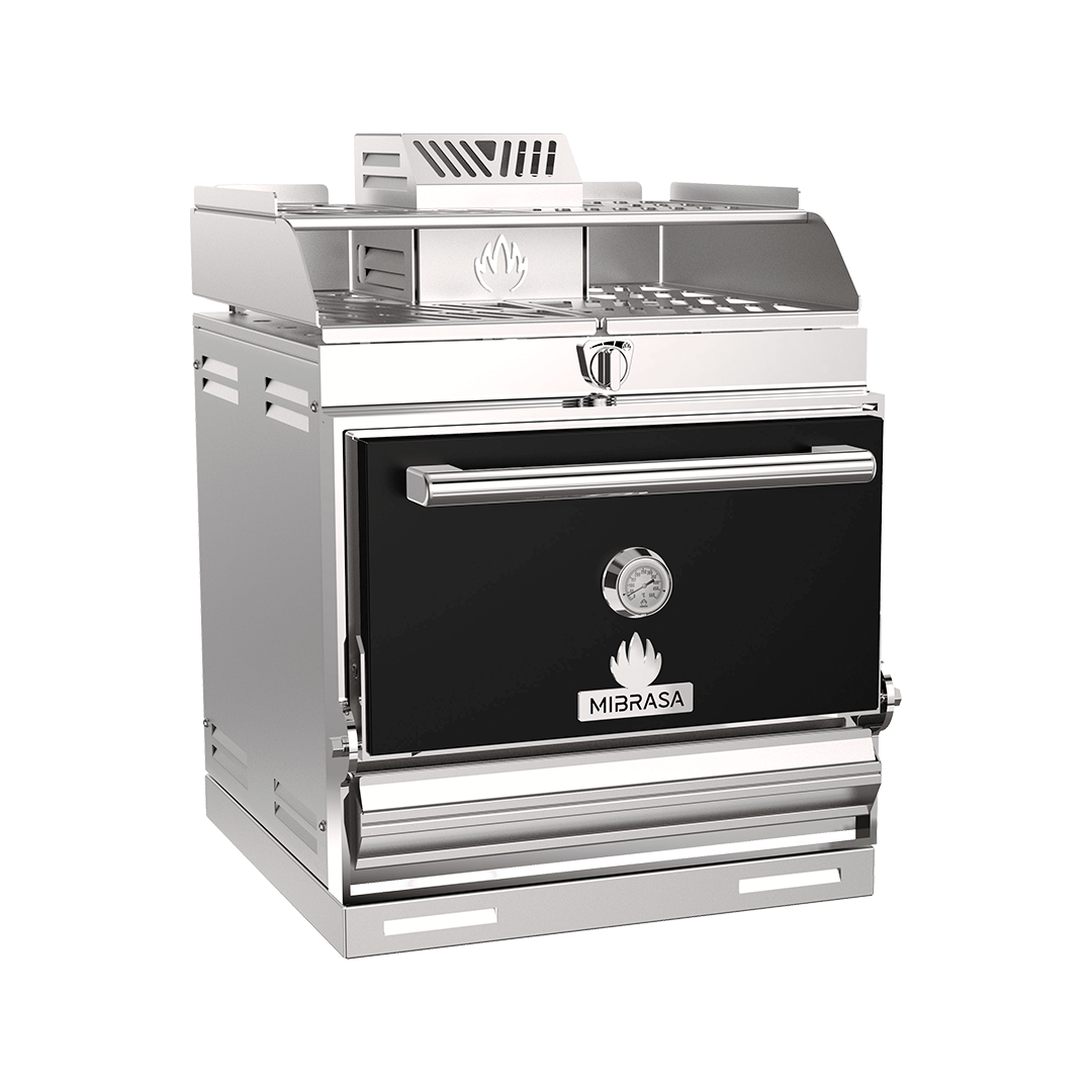 Horno brasa Space Mini Plus con soporte de bandejas