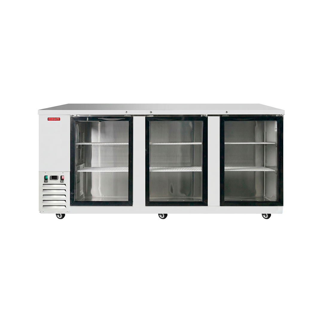 Mesa refrigerada contrabarra de 3 puertas
