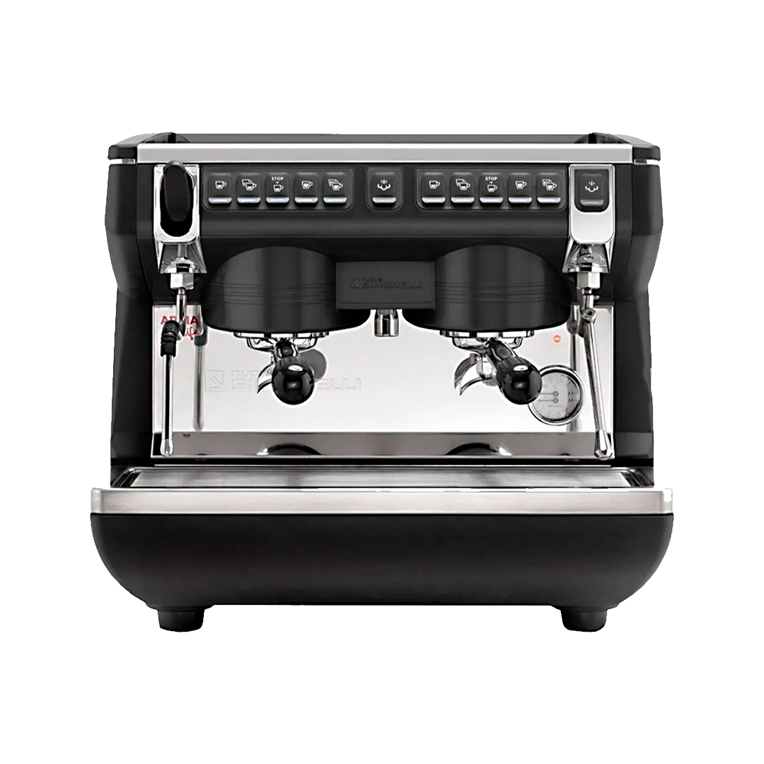 Máquina de café espresso volumétrica compacta de 2 grupos