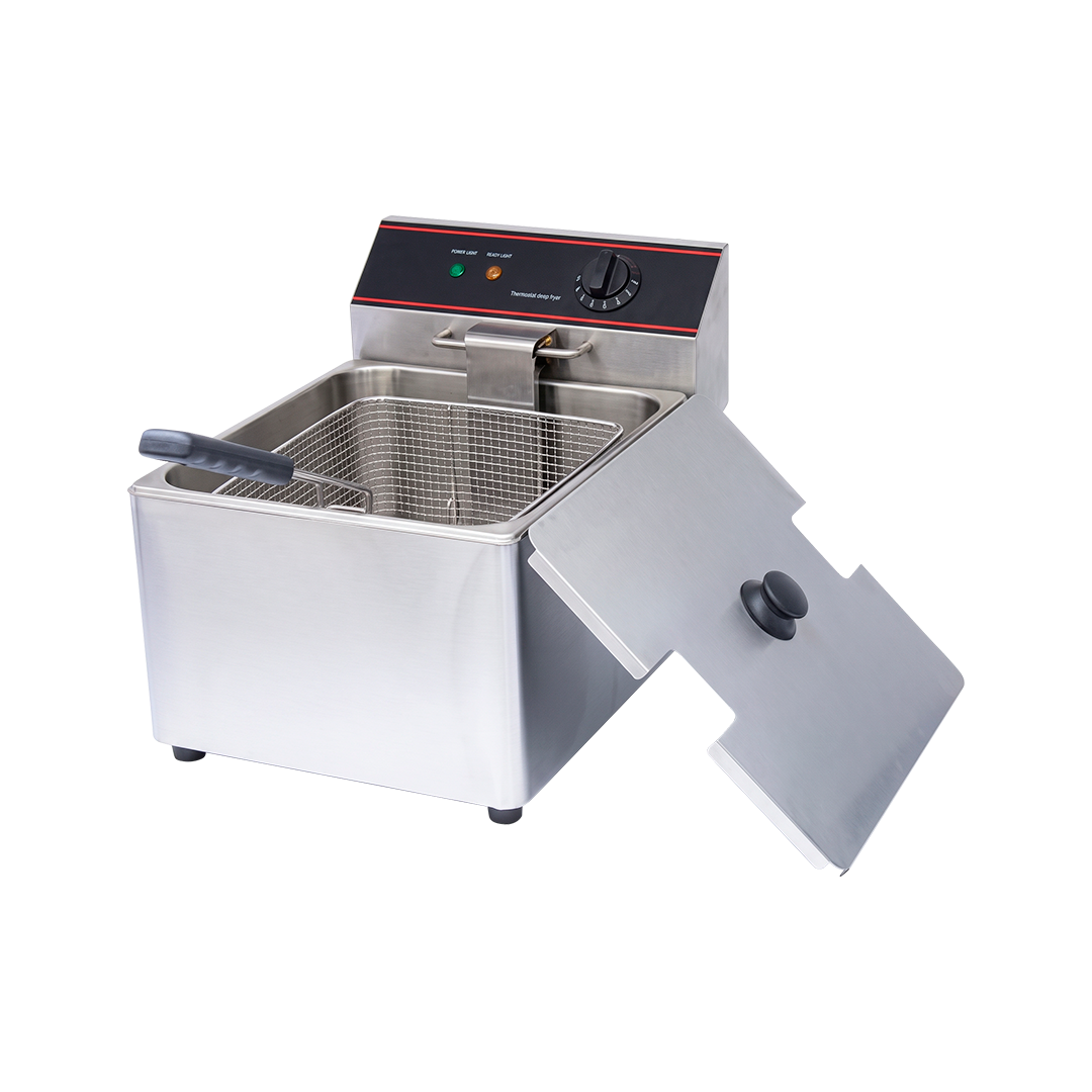 Freidora eléctrica de sobremesa de 8 litros