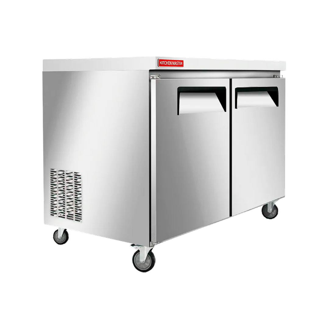Mesa refrigerada de 2 puertas sólidas de 470 litros