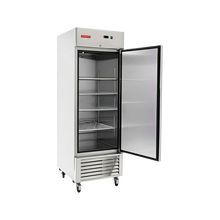 Refrigerador vertical de 1 puerta de vidrio