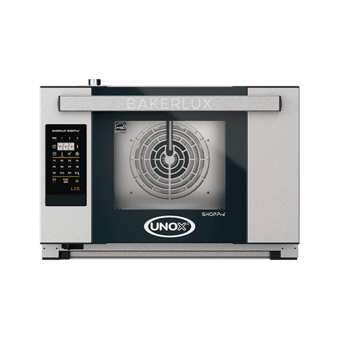Horno de convección eléctrico con vapor de 3 bandejas