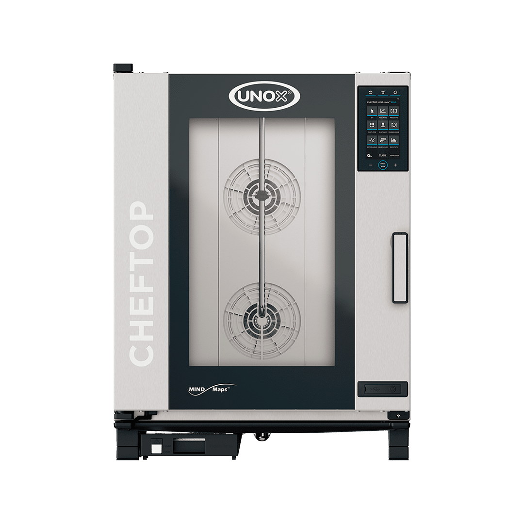 Horno combinado a gas de 10 bandejas GN 1/1 - UNOX